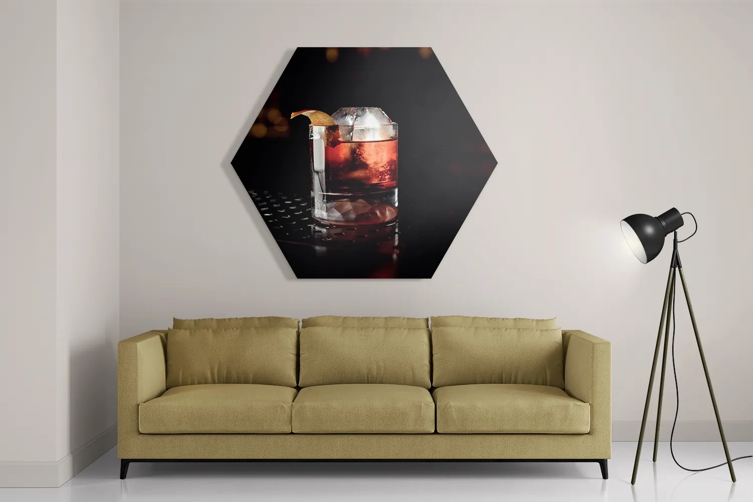Schilderij Cocktail Bar 03 Hexagon Template Hexagon1 Eten En Drinken 61 2