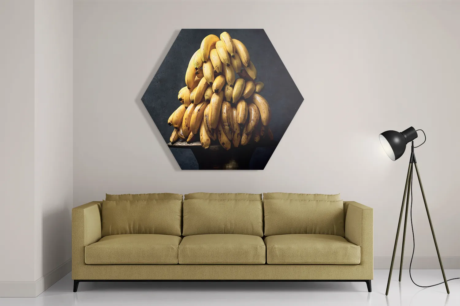 Template_Hexagon1_Eten-En-Drinken_73-2 Schilderij Tros Bananen Schaal Hexagon Template Hexagon1 Eten En Drinken 73 2