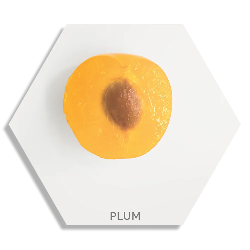 Schilderij Plum Pruim Oranje Hexagon Template Hexagon1 Eten En Drinken 9 1