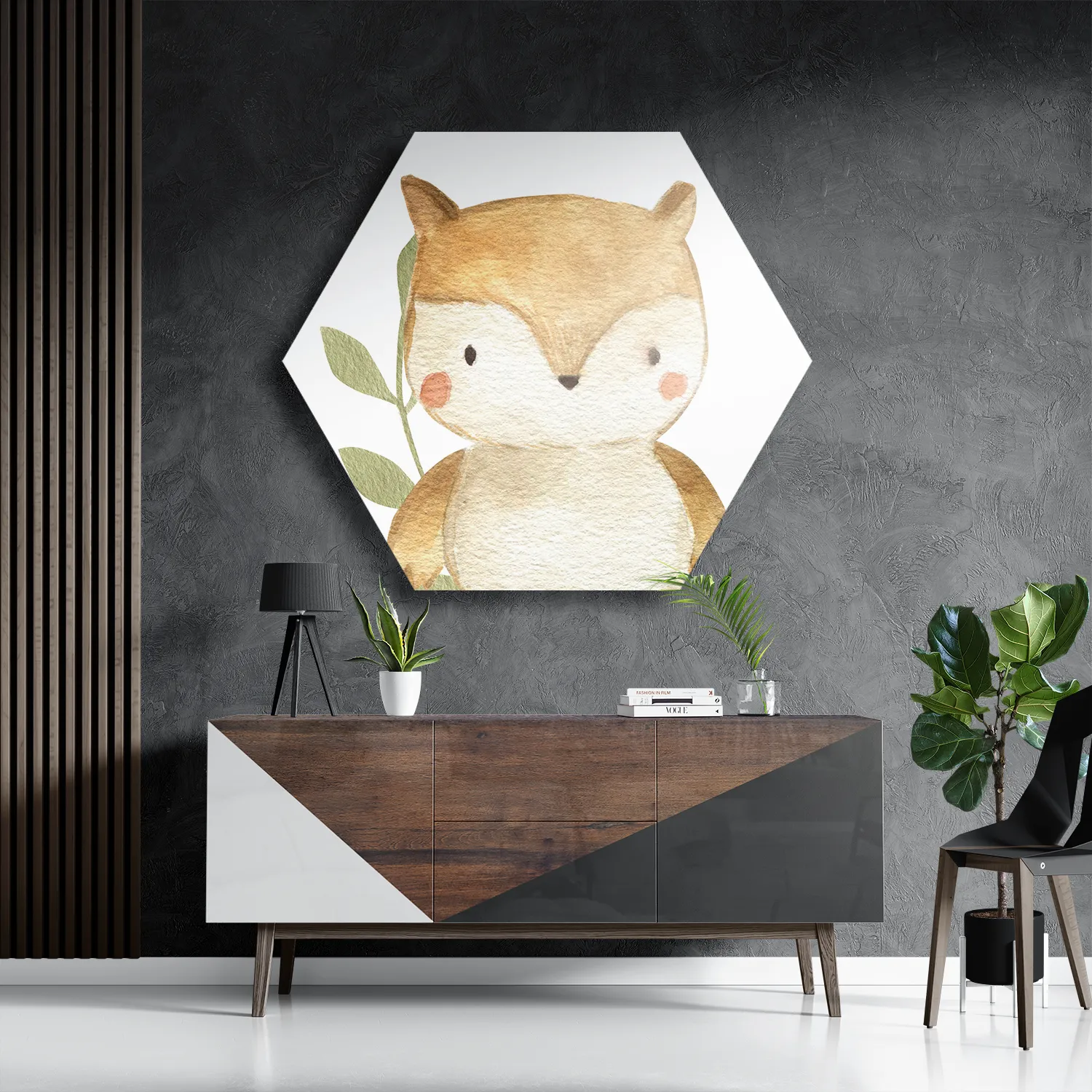 Schilderij Uitlje Hexagon Template Hexagon1 Kinderen 19 3