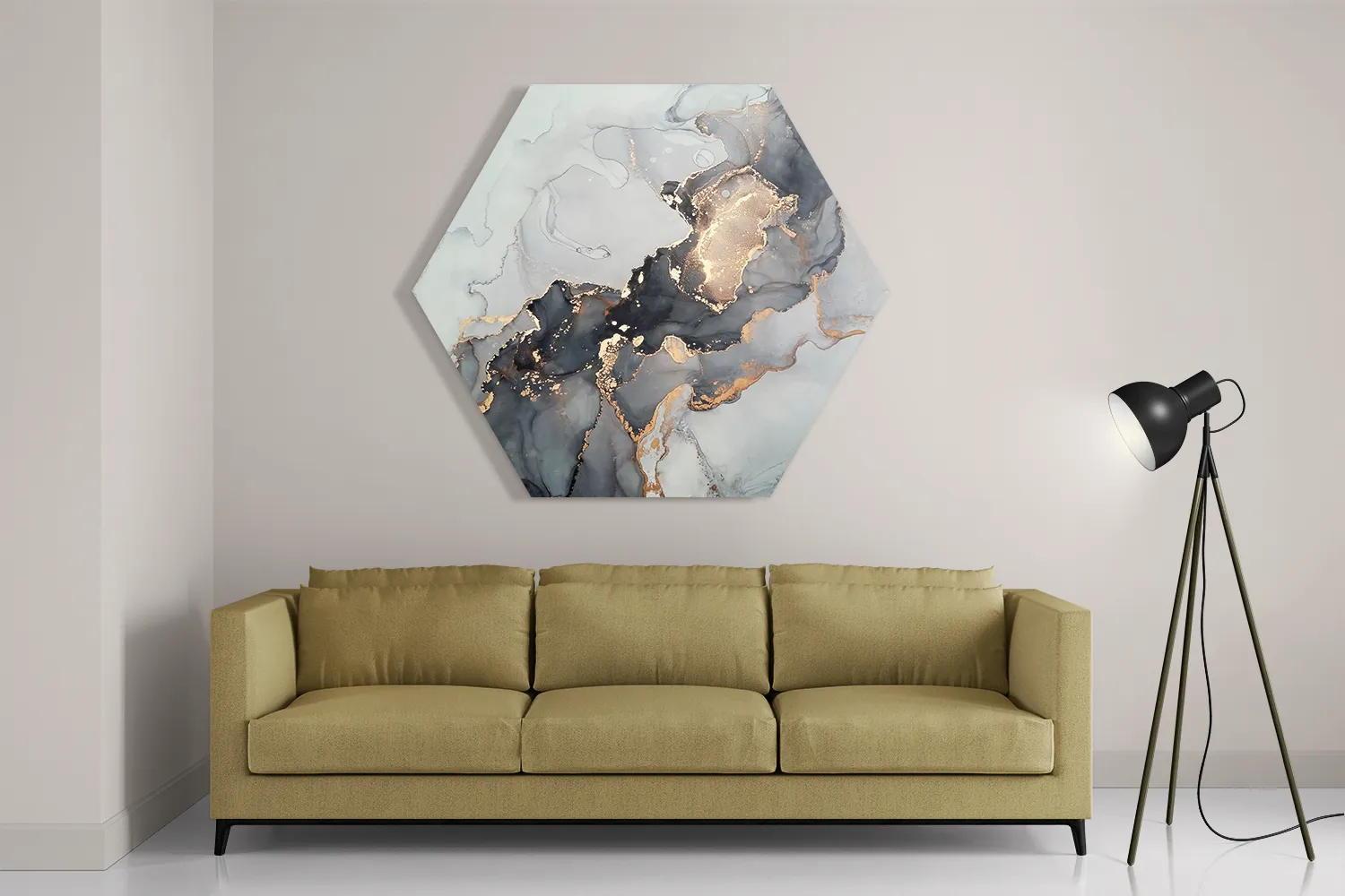 Schilderij Marmer Look Hotel Chique 01 Hexagon Template Hexagon1 Marmer 19 2