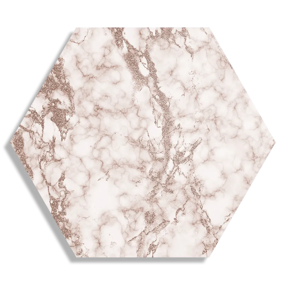 Schilderij Basis Marmer Look Bruin Hexagon Template Hexagon1 Marmer 2 1