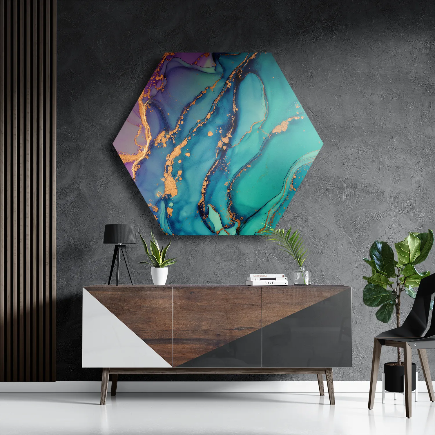 Template_Hexagon1_Marmer_22-3 Schilderij Marmer Look Colored 02 Hexagon Template Hexagon1 Marmer 22 3