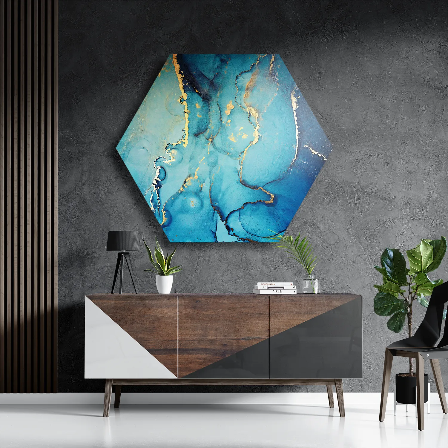 Template_Hexagon1_Marmer_33-3 Schilderij Marmer Look Colored 010 Hexagon Template Hexagon1 Marmer 33 3