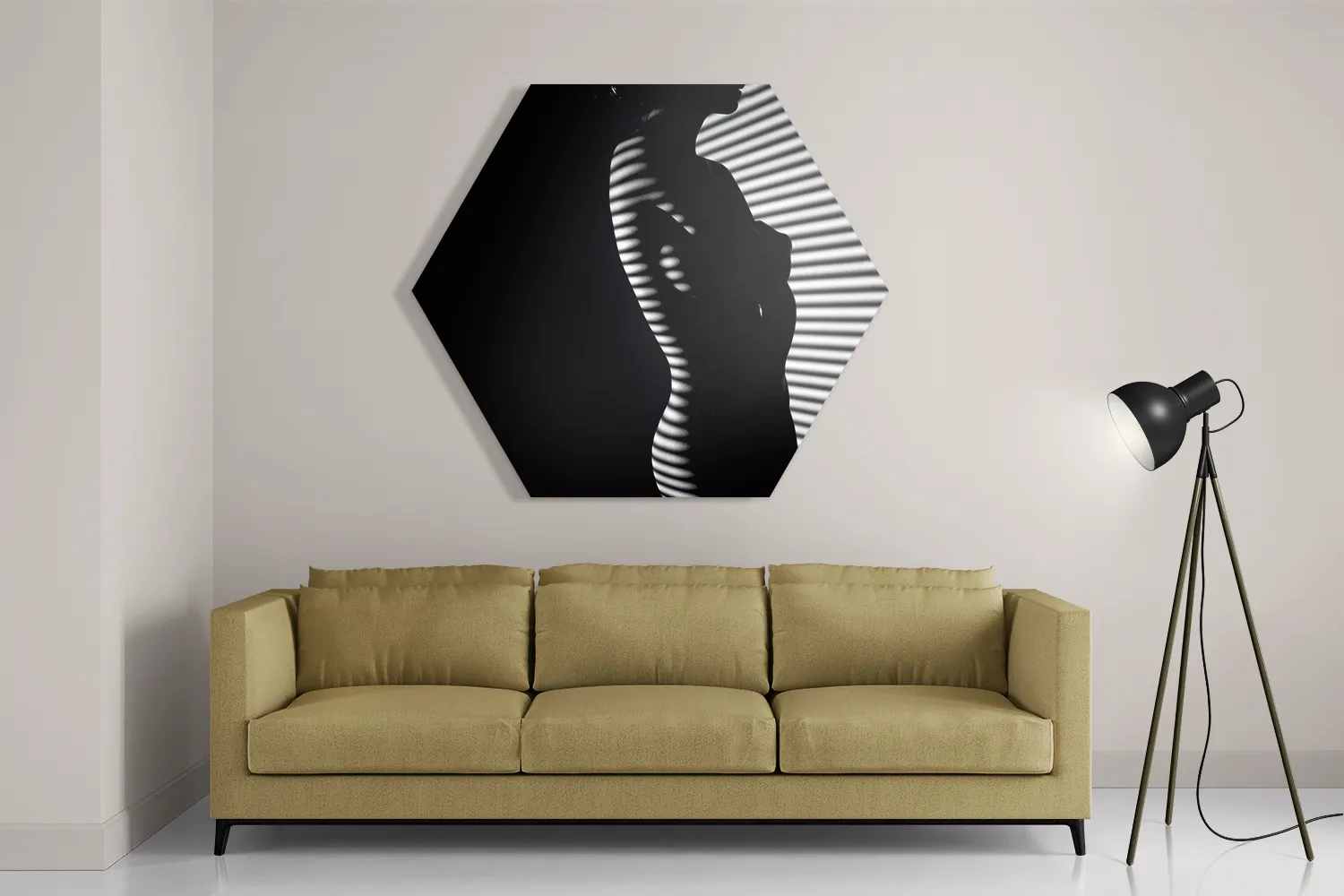 Template_Hexagon1_Mensen_40-2 Schilderij Blote Vrouw Achter Jaloezie 03 Hexagon Template Hexagon1 Mensen 40 2