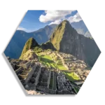 Schilderij Machu Picchu Hexagon Template Hexagon1 Natuur 44 1