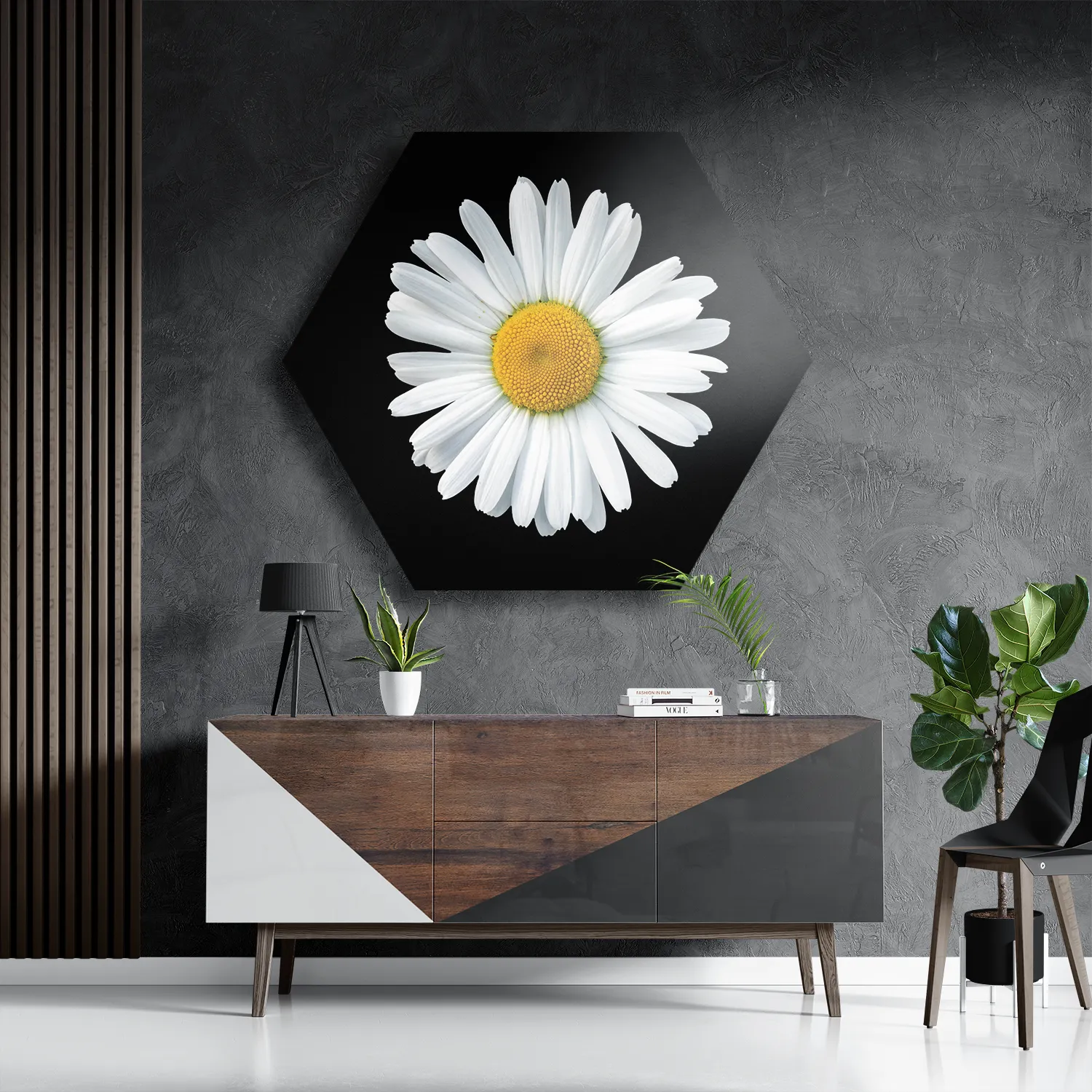 Schilderij Magriet Hexagon Template Hexagon1 Natuur 80 3