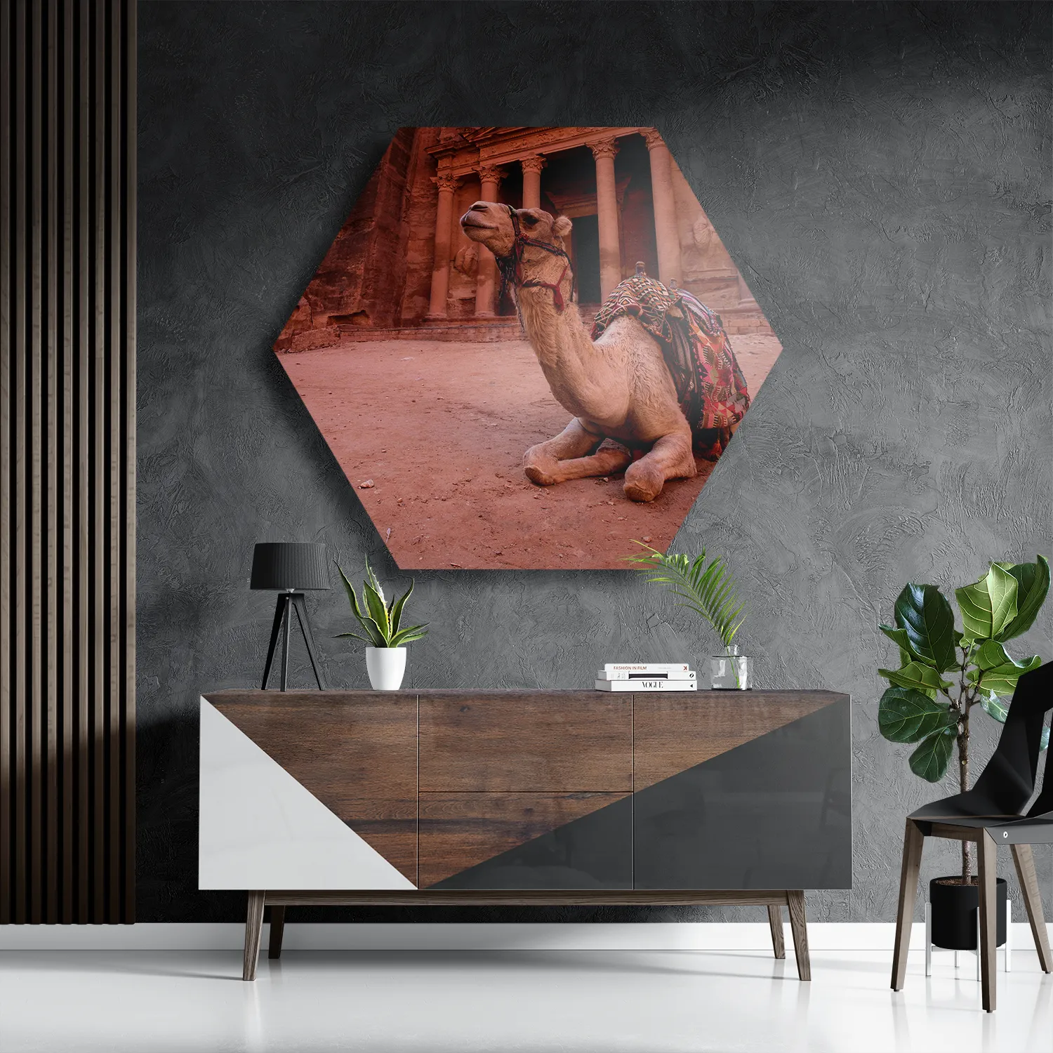 Schilderij Petra Hexagon Template Hexagon1 Natuur 82 3