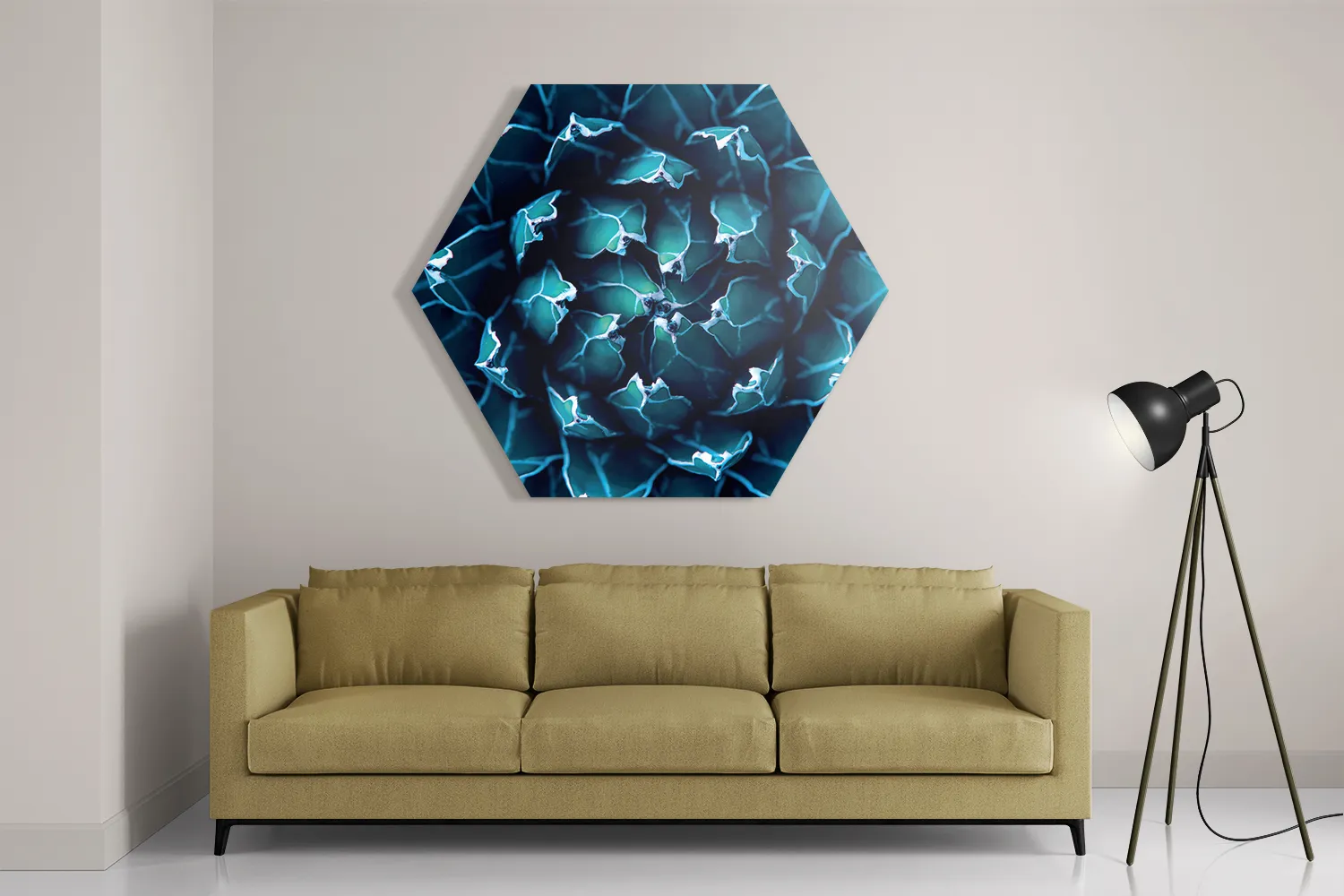 Template_Hexagon1_Natuur_94-2 Schilderij Kleurrijke bloem 3 Hexagon Template Hexagon1 Natuur 94 2