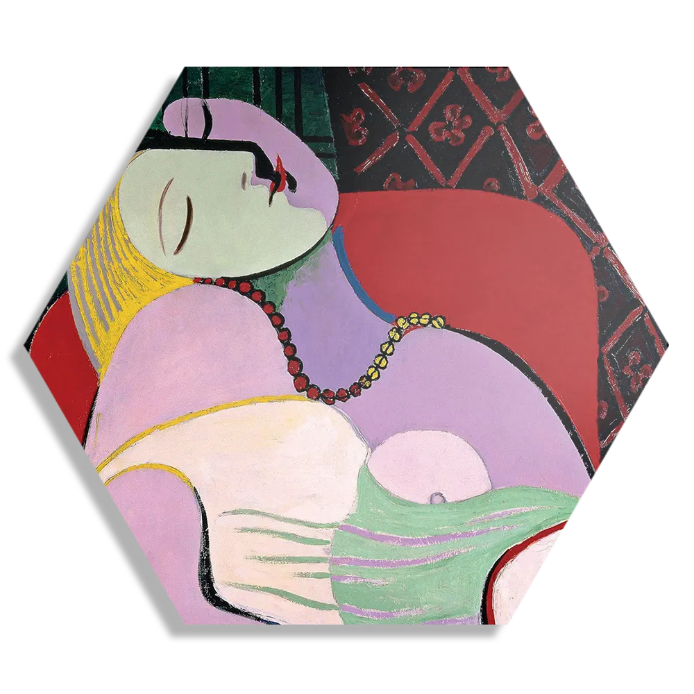 Template_Hexagon1_Om_8-1 Schilderij Picasso Een Droom 1932 Hexagon Template Hexagon1 Om 8 1