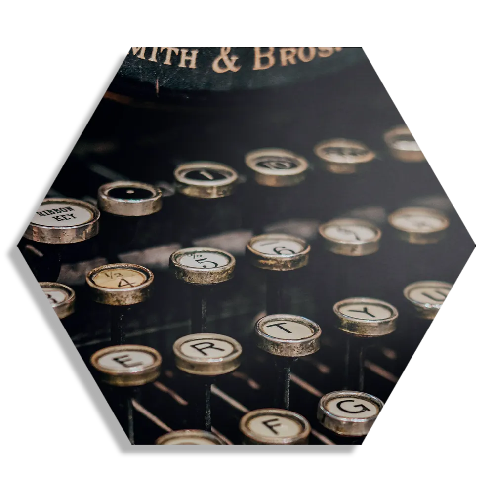 Schilderij Agfa Camera Hexagon Template Hexagon1 Retro 5 1