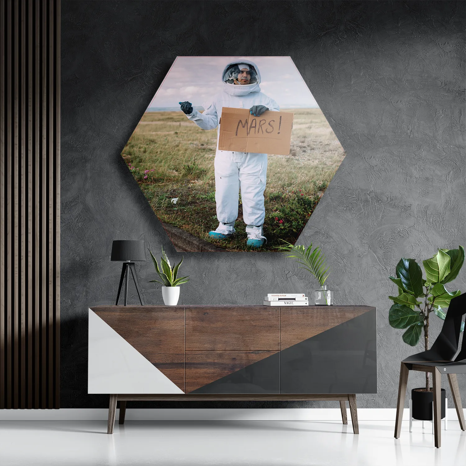 Template_Hexagon1_Ruimtevaart_1-3 Schilderij Onderweg Naar Mars Hexagon Template Hexagon1 Ruimtevaart 1 3