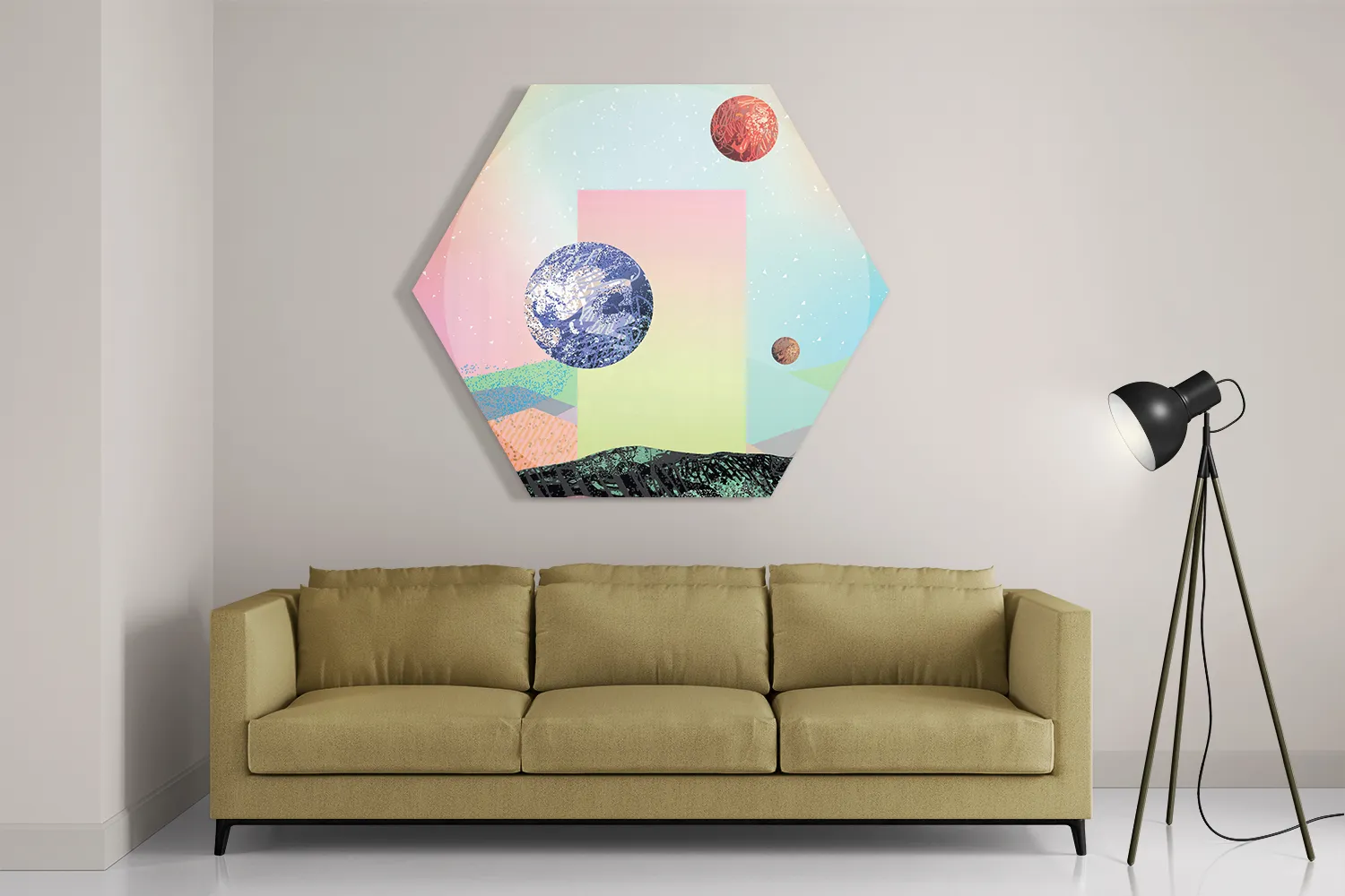 Template_Hexagon1_Ruimtevaart_14-2 Schilderij Abstracte melkweg Hexagon Template Hexagon1 Ruimtevaart 14 2