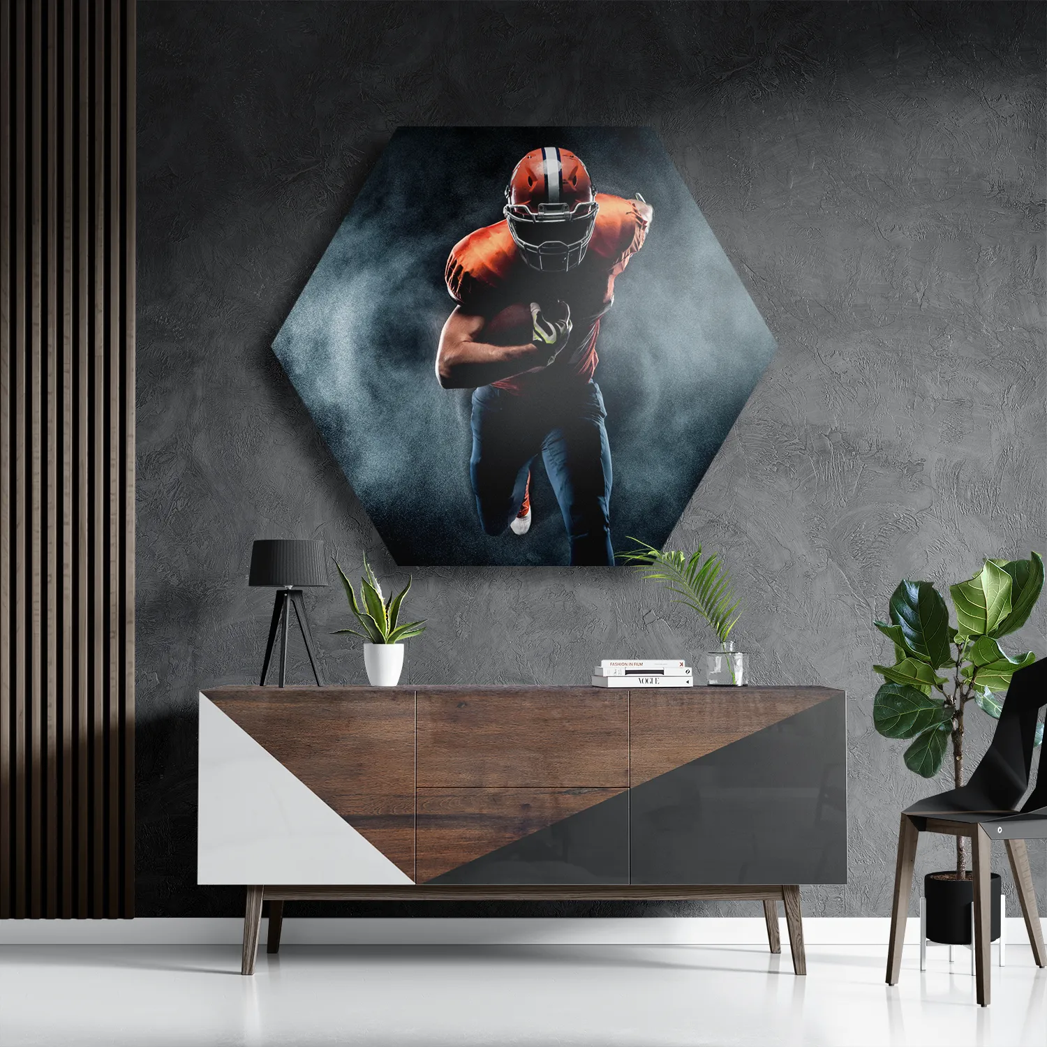 Schilderij Rugby Meer Voor Mannen Hexagon Template Hexagon1 Sport 10 3