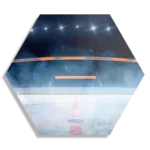 Schilderij Ijshockey Pitch Hexagon Template Hexagon1 Sport 12 1