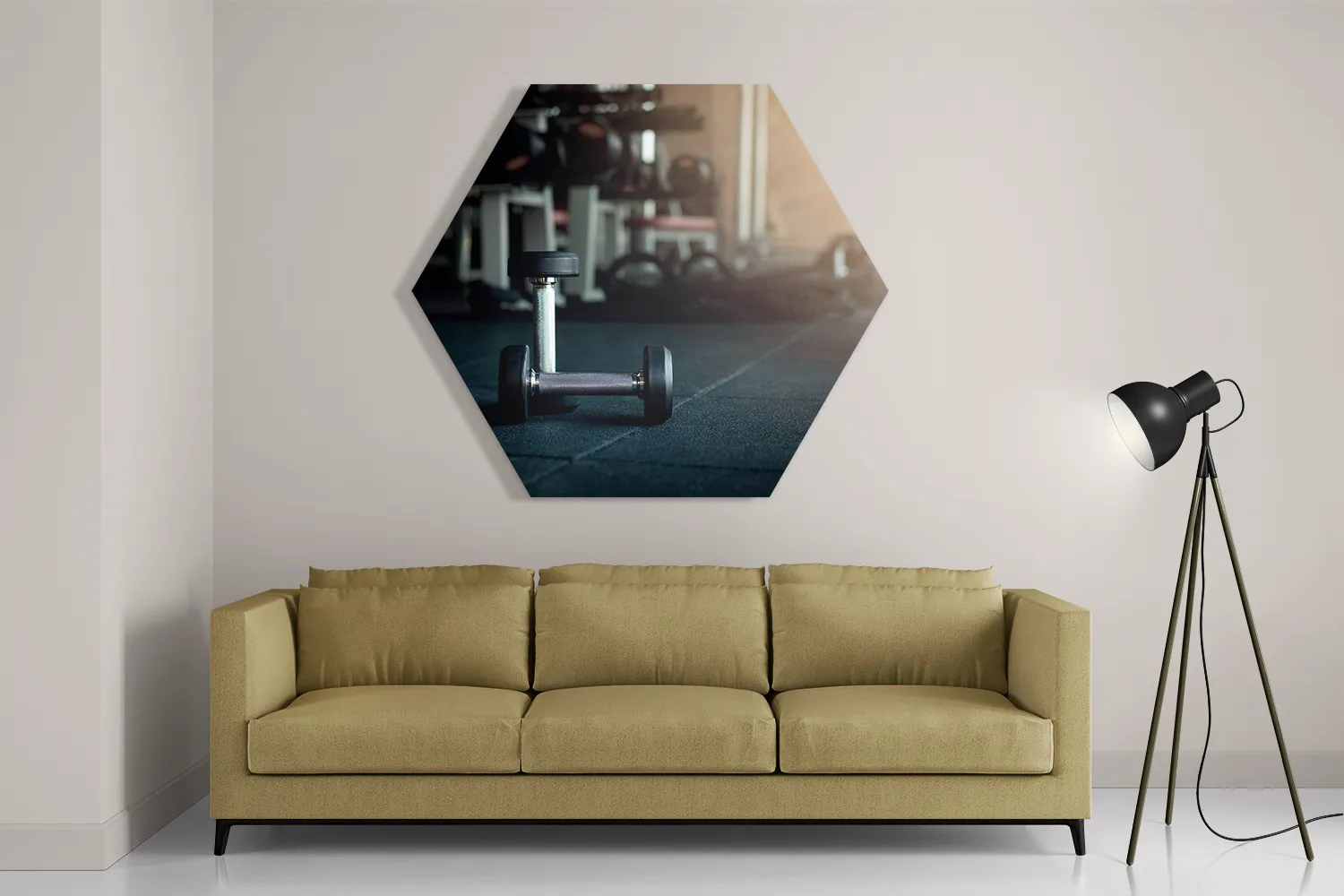 Schilderij Sportschool Hexagon Template Hexagon1 Sport 16 2