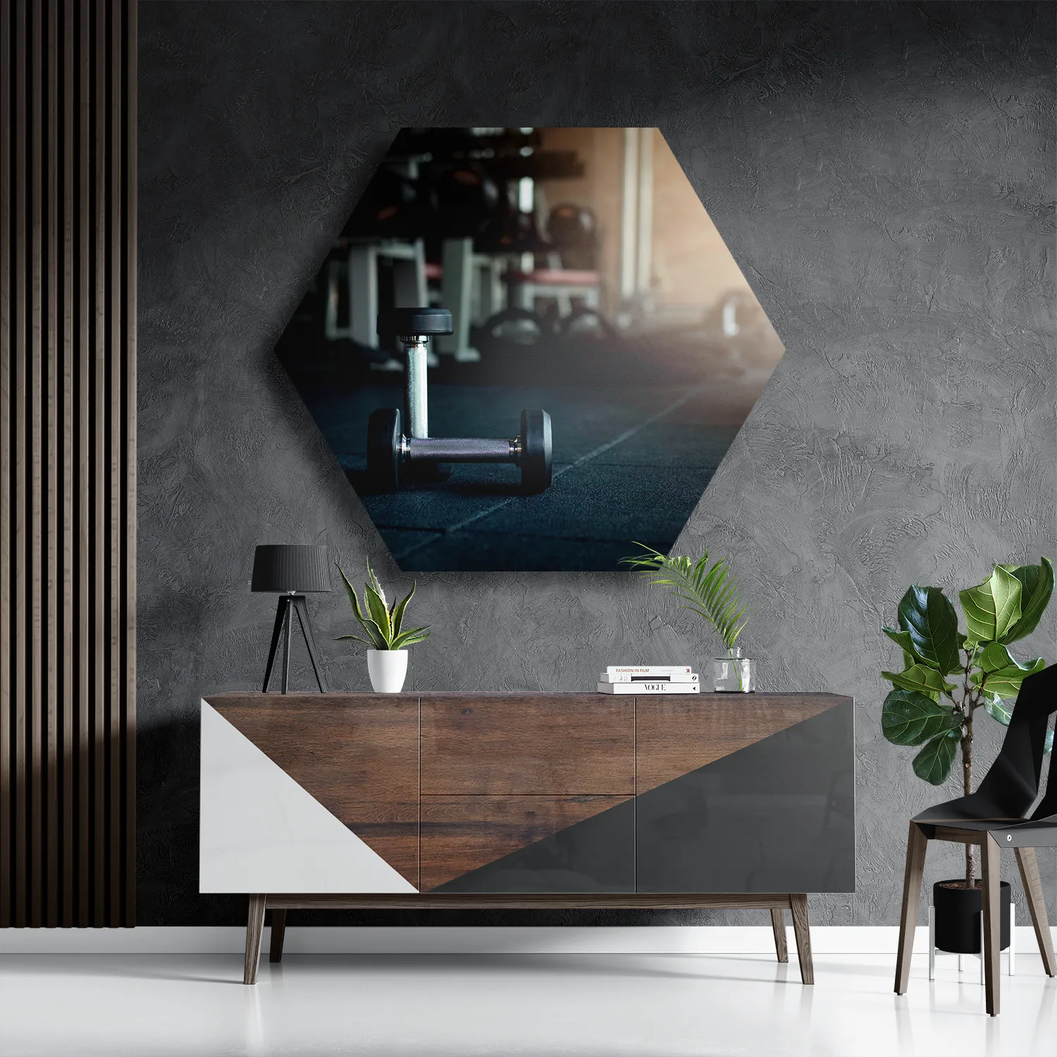 Schilderij Sportschool Hexagon Template Hexagon1 Sport 16 3