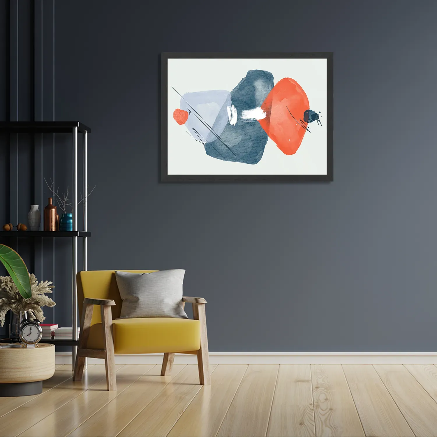 Poster Scandinavisch Design Rechthoek Horizontaal Met Lijst Template PBF 50 70 Horizontaal Abstract 116 2