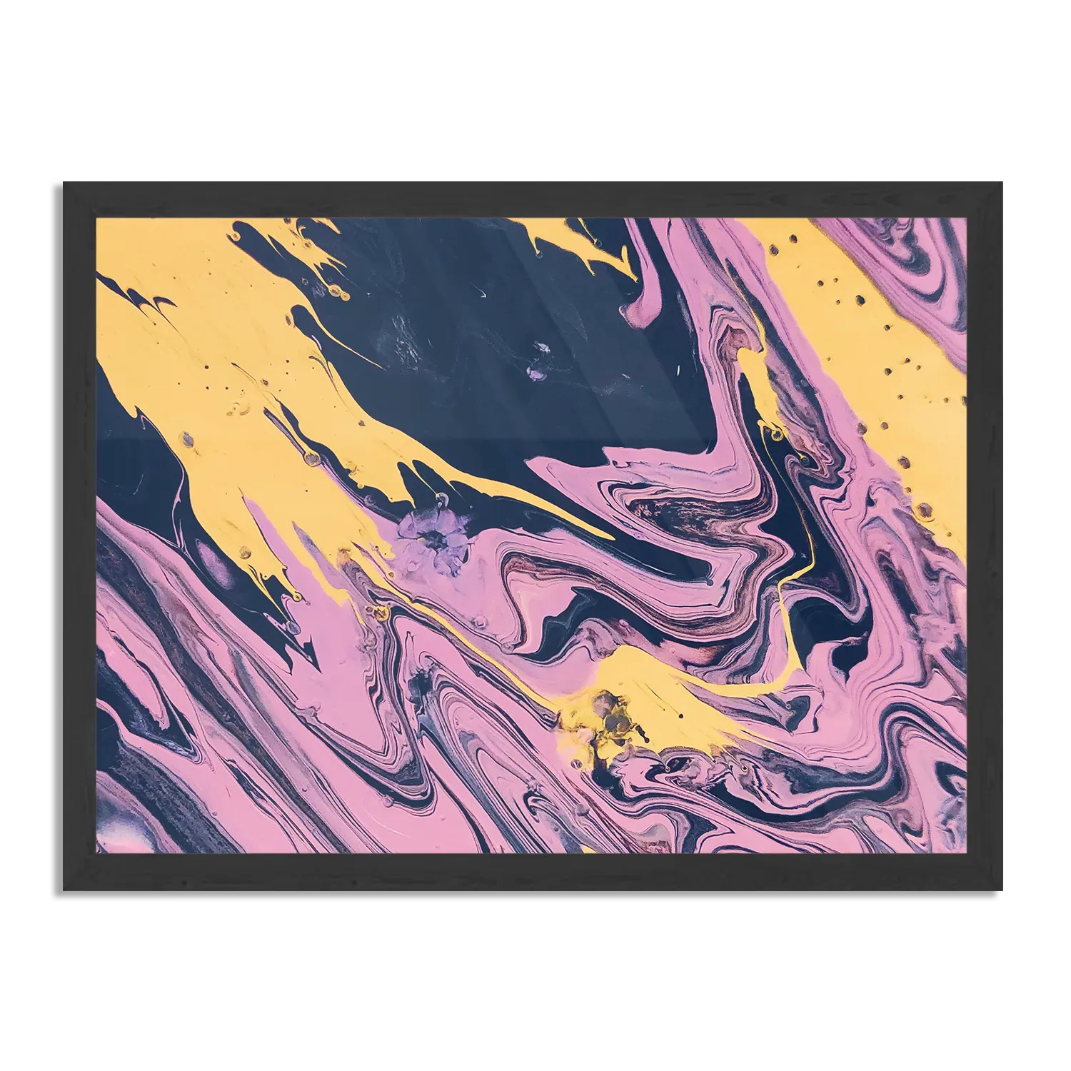 Poster Moderne Kunst Rechthoek Horizontaal Met Lijst Template PBF 50 70 Horizontaal Abstract 36 1