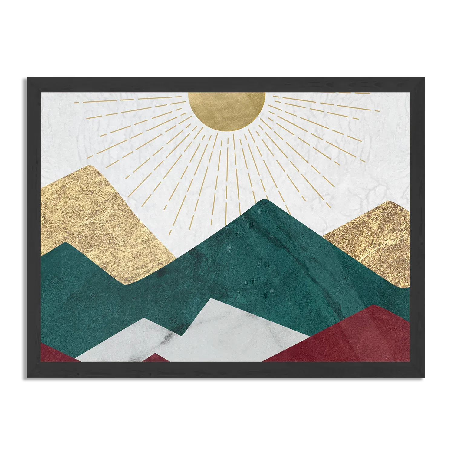 Poster Kleurrijke Bergen 02 Rechthoek Horizontaal Met Lijst Template PBF 50 70 Horizontaal Abstract 52 1