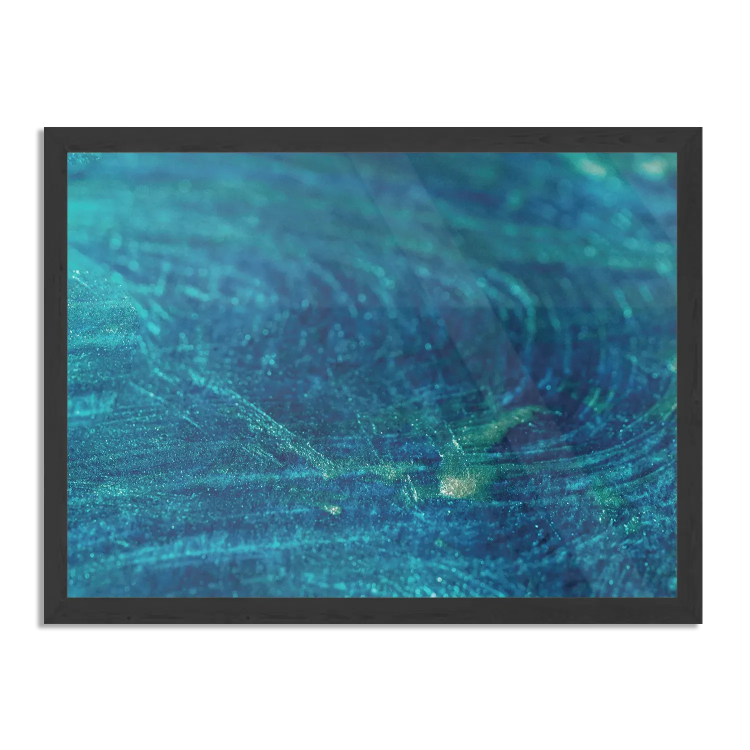Poster Blue Ice Rechthoek Horizontaal Met Lijst Template PBF 50 70 Horizontaal Abstract 54 1