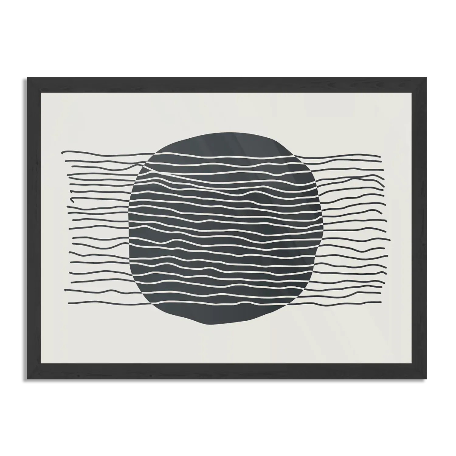 Poster De Innerlijke Rust 02 Rechthoek Horizontaal Met Lijst Template PBF 50 70 Horizontaal Abstract 56 1