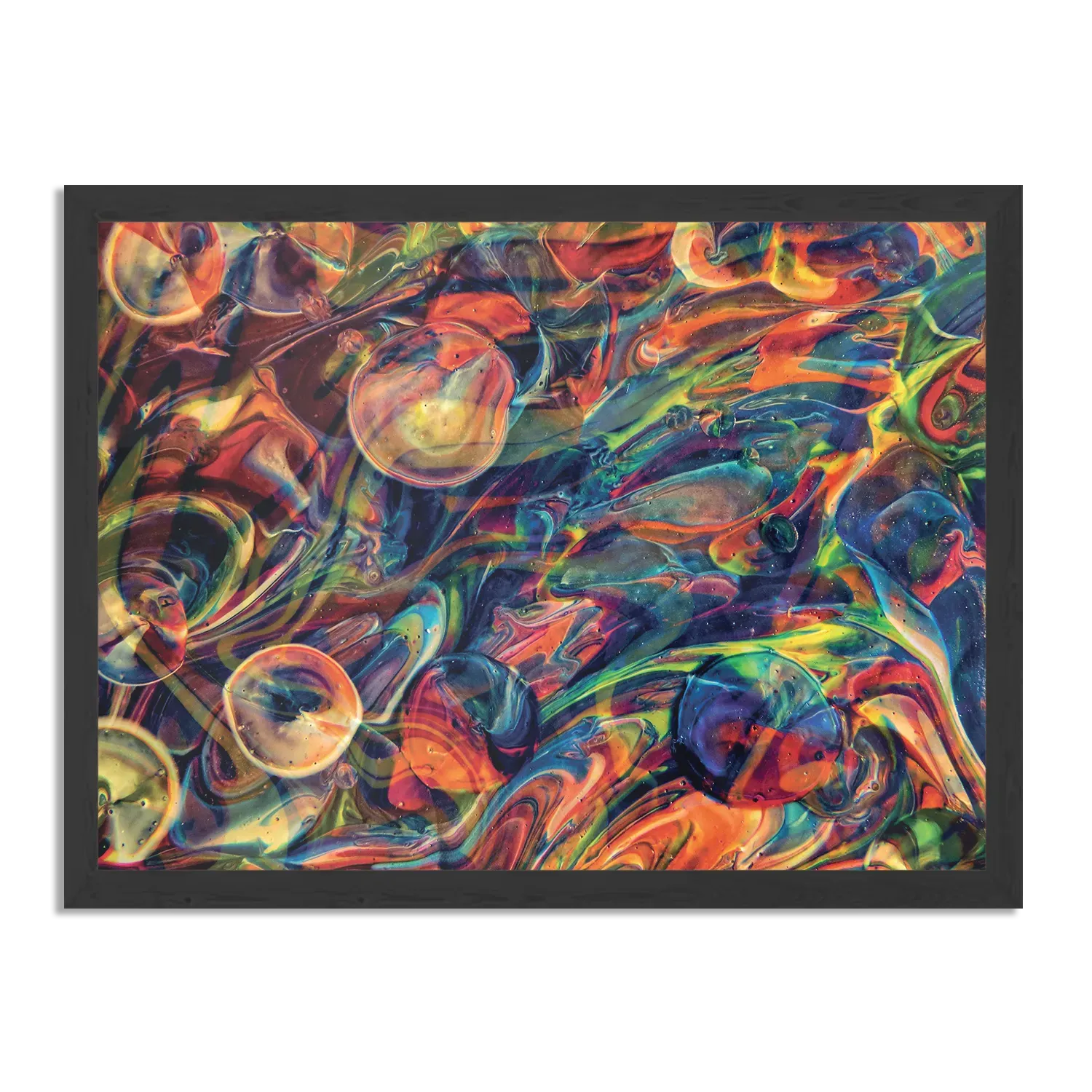 Poster Colorfull Art Design Rechthoek Horizontaal Met Lijst Template PBF 50 70 Horizontaal Abstract 59 1