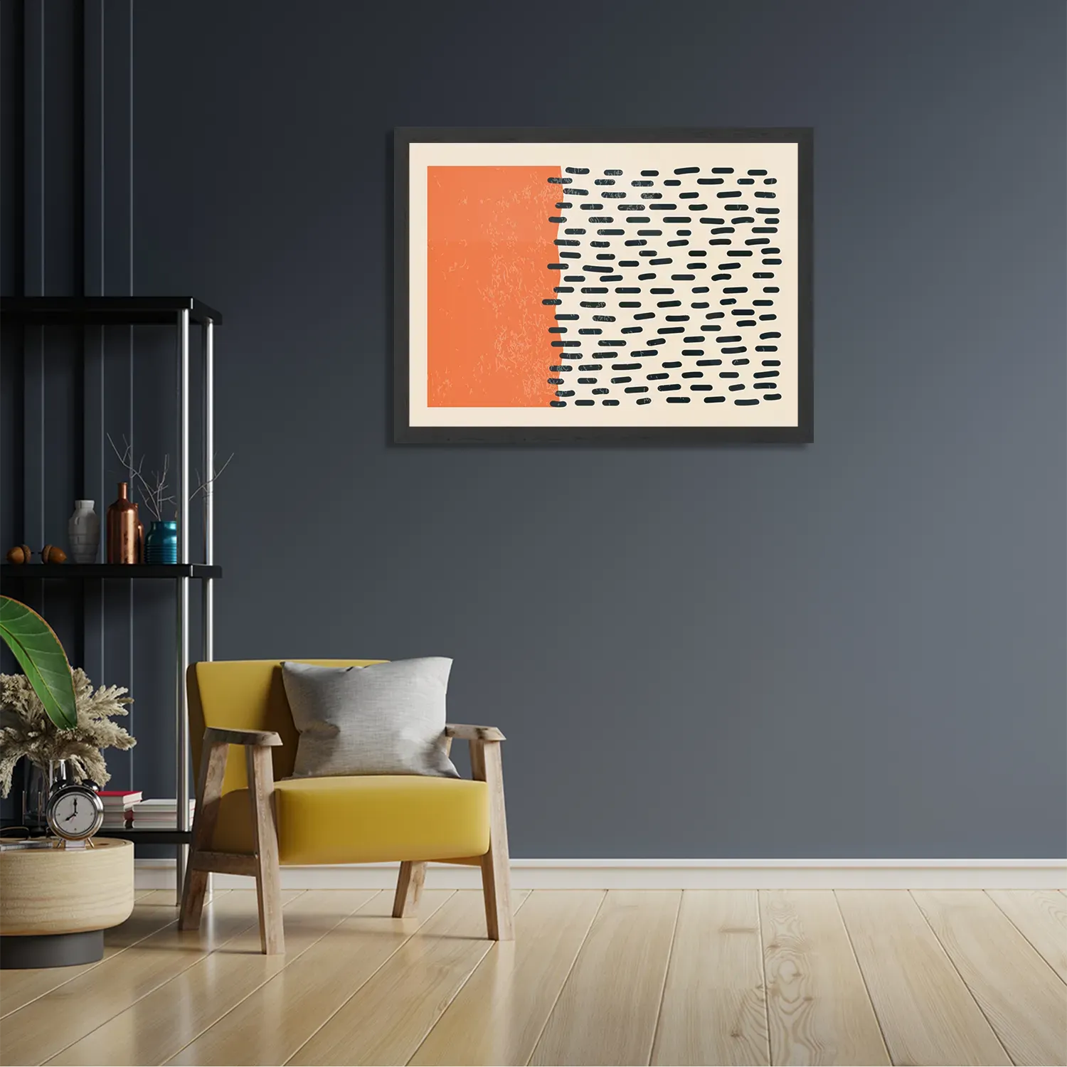 Template_PBF_50-70_Horizontaal_Abstract_60-2 Poster Scandinavisch Oranje Rechthoek Horizontaal Met Lijst Template PBF 50 70 Horizontaal Abstract 60 2