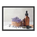 Poster Beautysalon Lavendel Marmer 01 Rechthoek Horizontaal Met Lijst Template PBF 50 70 Horizontaal Beauty 12 1