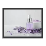 Poster Beautysalon Lavendel Marmer 02 Rechthoek Horizontaal Met Lijst Template PBF 50 70 Horizontaal Beauty 14 1