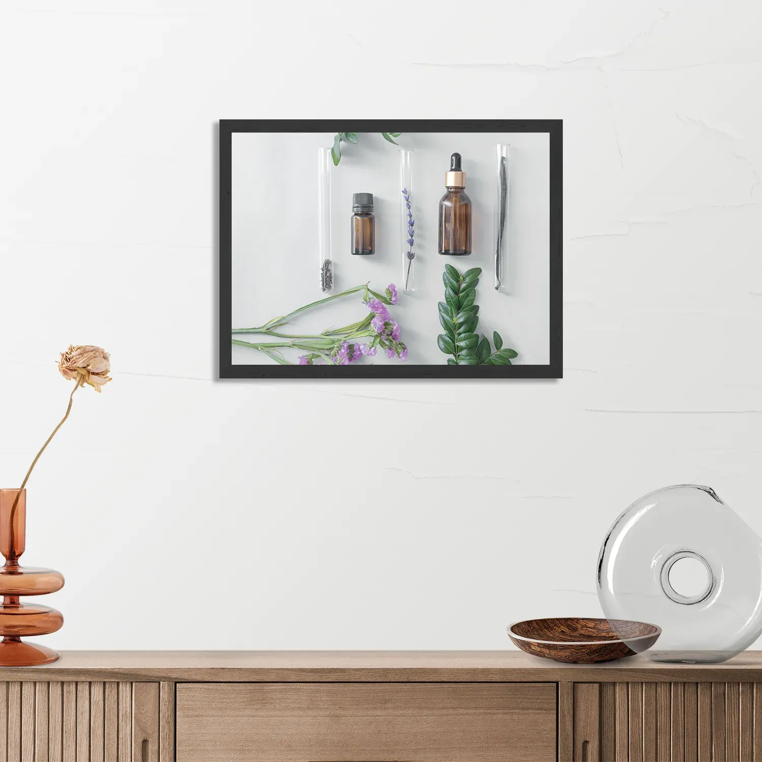 Poster Beautysalon Planten Marmer Rechthoek Horizontaal Met Lijst Template PBF 50 70 Horizontaal Beauty 15 3