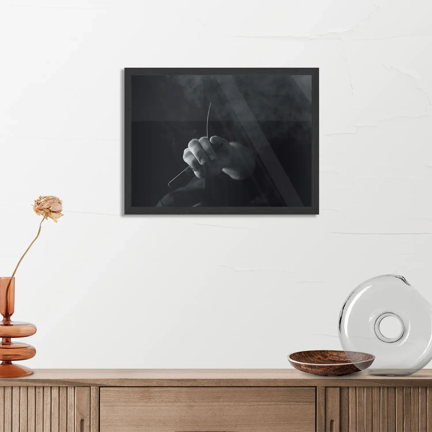 Poster Barber Shop 02 Rechthoek Horizontaal Met Lijst Template PBF 50 70 Horizontaal Beauty 18 3