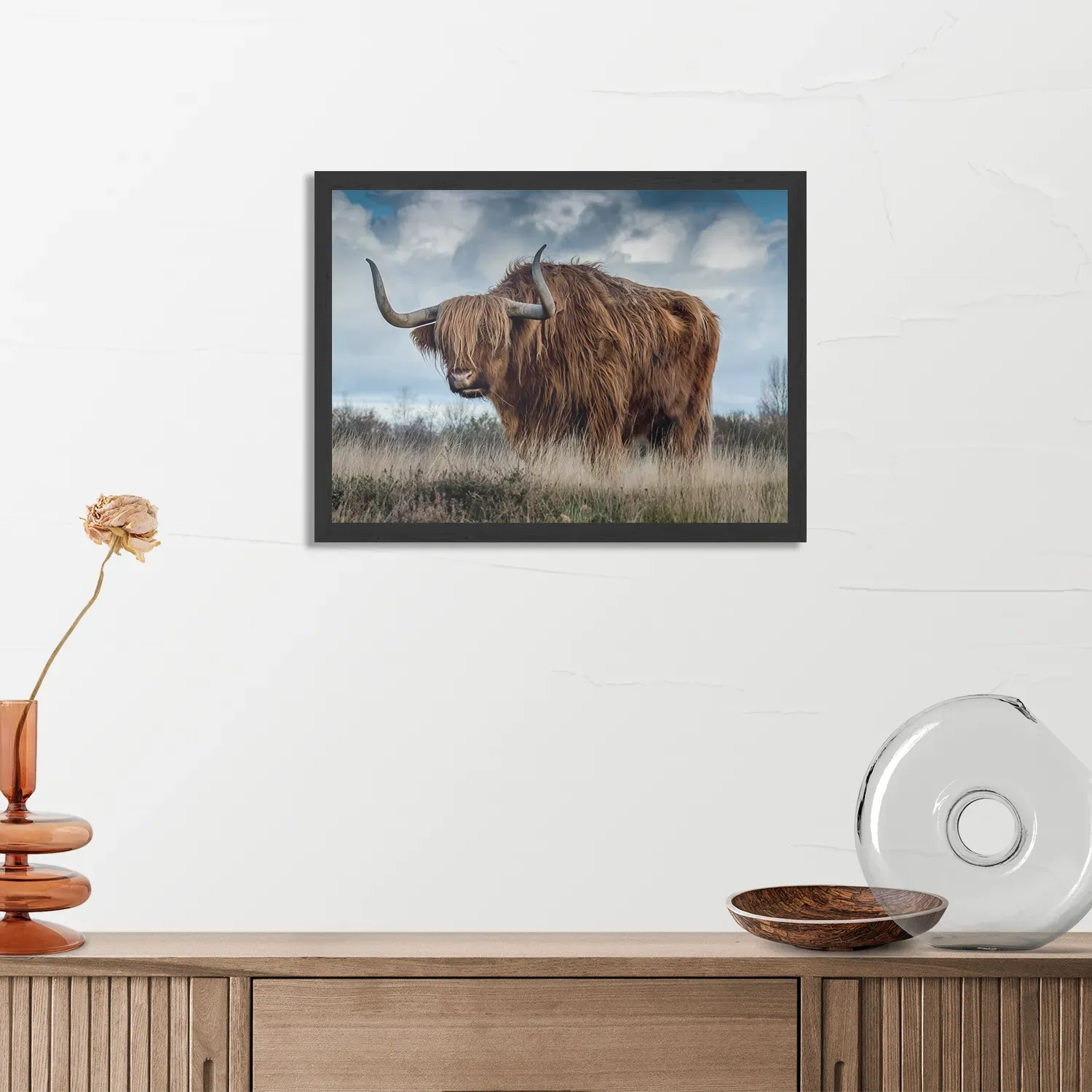 Poster Bizon Rechthoek Horizontaal Met Lijst Template PBF 50 70 Horizontaal Dieren 18 3