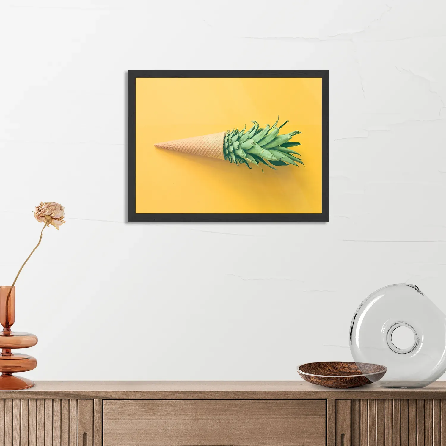 Template_PBF_50-70_Horizontaal_Eten-En-Drinken_16-3 Poster Ijshoorn met Plant Rechthoek Horizontaal Met Lijst Template PBF 50 70 Horizontaal Eten En Drinken 16 3