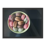 Poster Macarons 01 Rechthoek Horizontaal Met Lijst Template PBF 50 70 Horizontaal Eten En Drinken 18 1