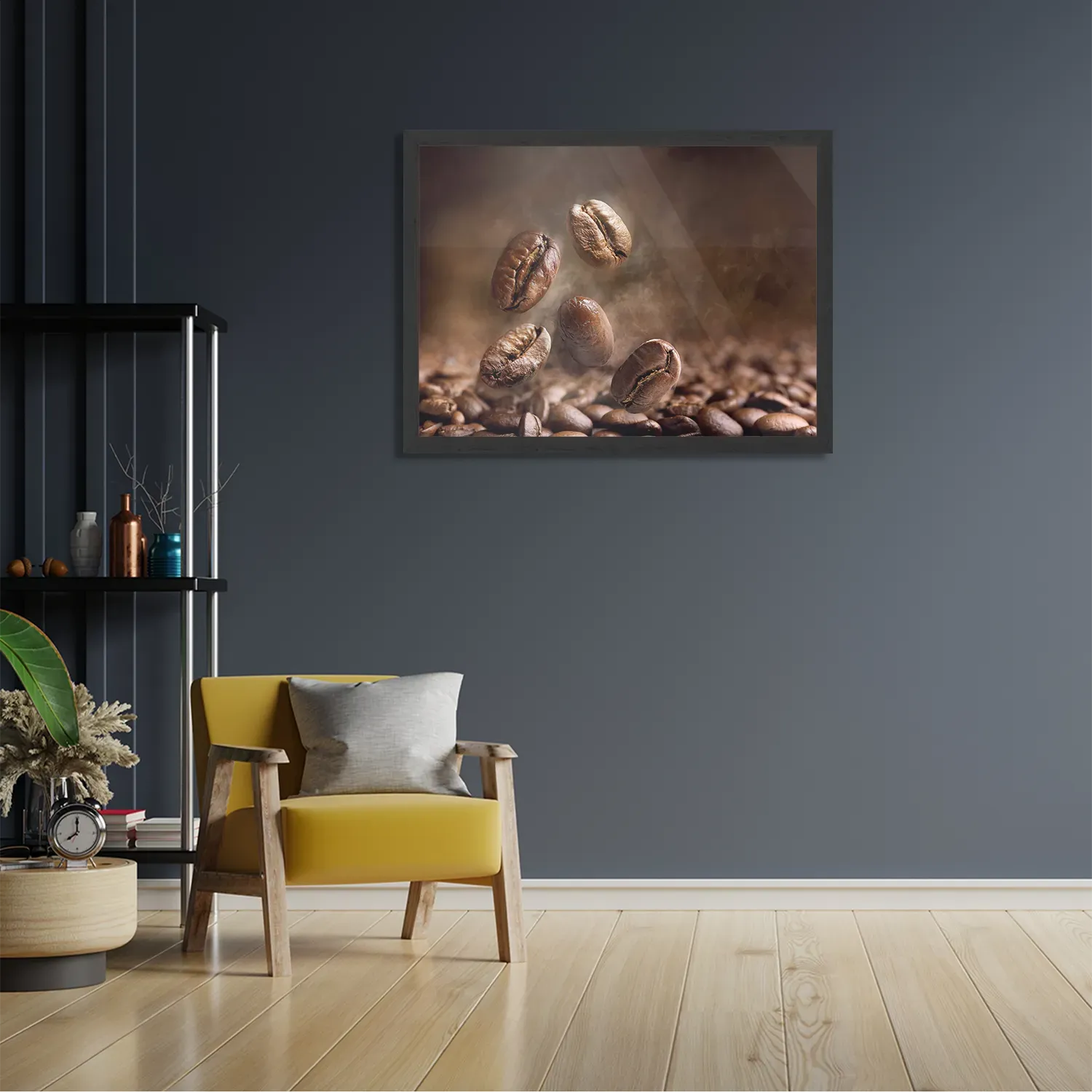 Poster Koffiebonen Rechthoek Horizontaal Met Lijst Template PBF 50 70 Horizontaal Eten En Drinken 32 2