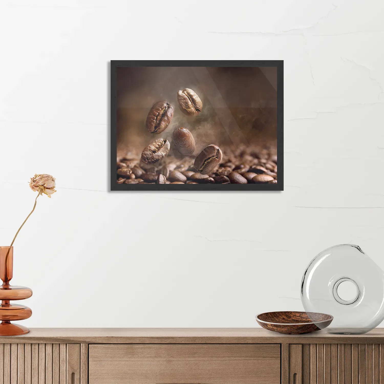 Poster Koffiebonen Rechthoek Horizontaal Met Lijst Template PBF 50 70 Horizontaal Eten En Drinken 32 3