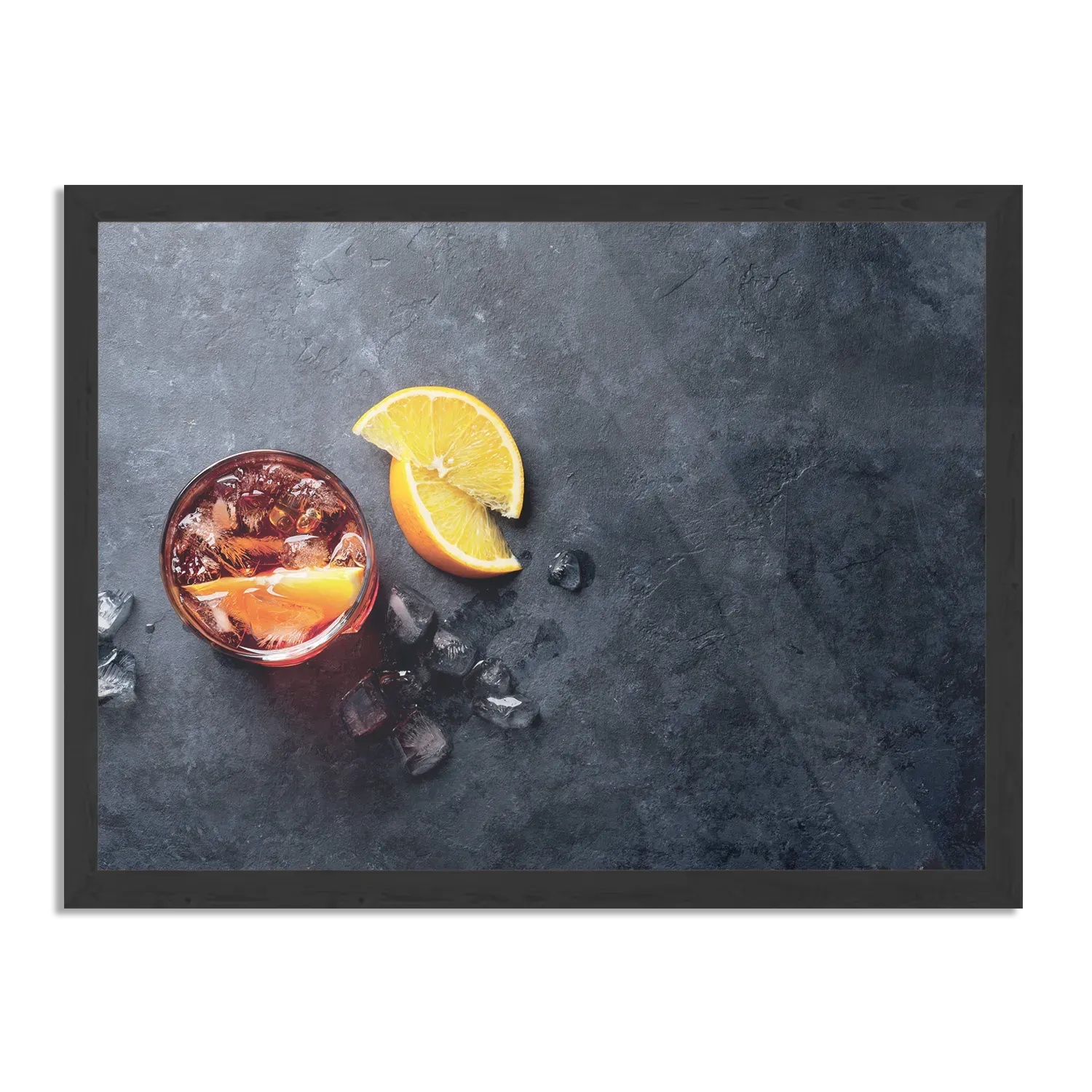Poster Cocktail met Citroen Rechthoek Horizontaal Met Lijst Template PBF 50 70 Horizontaal Eten En Drinken 42 1