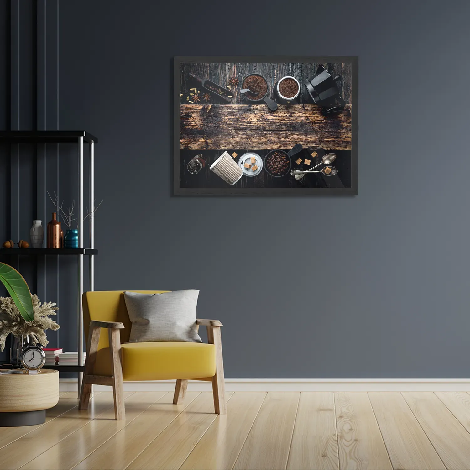 Poster Home Made Coffees Set Rechthoek Horizontaal Met Lijst Template PBF 50 70 Horizontaal Eten En Drinken 43 2