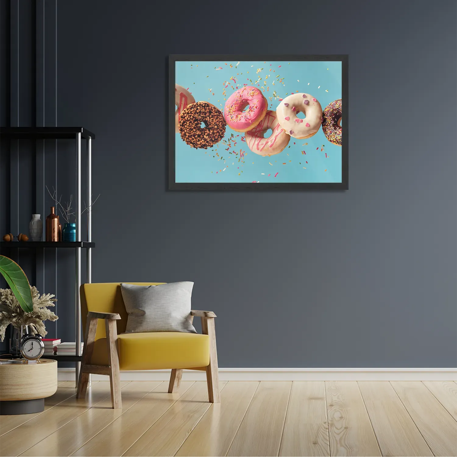Poster Donuts Rechthoek Horizontaal Met Lijst Template PBF 50 70 Horizontaal Eten En Drinken 48 2