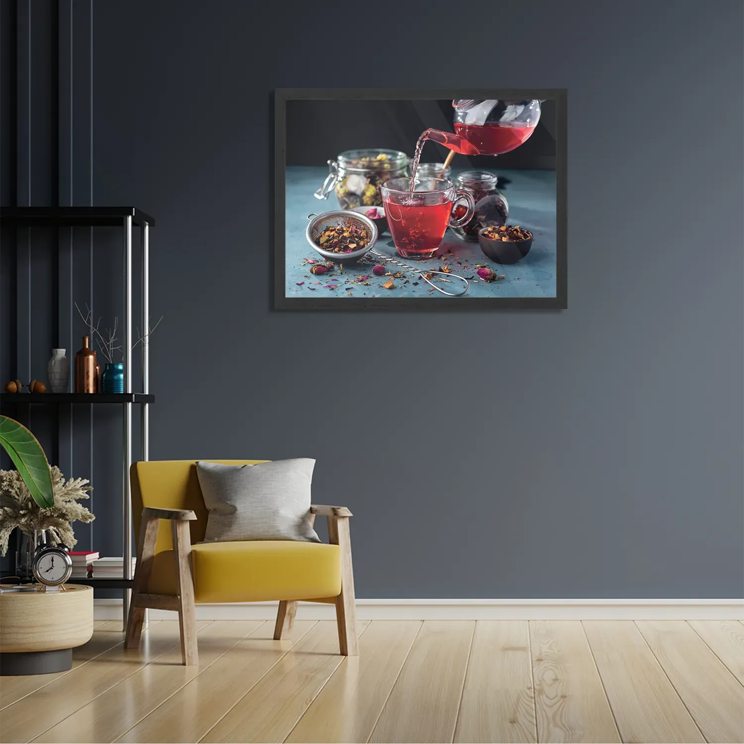 Poster Thee met Specerijen Rechthoek Horizontaal Met Lijst Template PBF 50 70 Horizontaal Eten En Drinken 58 2