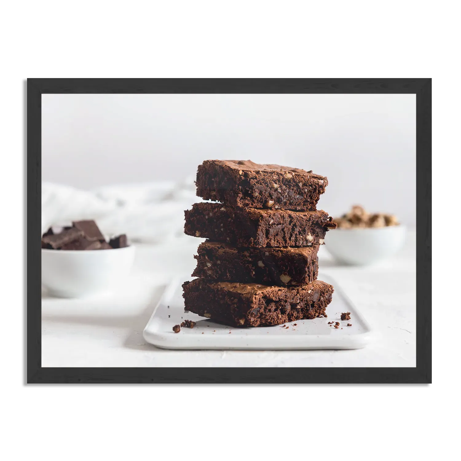 Poster Brownie Rechthoek Horizontaal Met Lijst Template PBF 50 70 Horizontaal Eten En Drinken 62 1