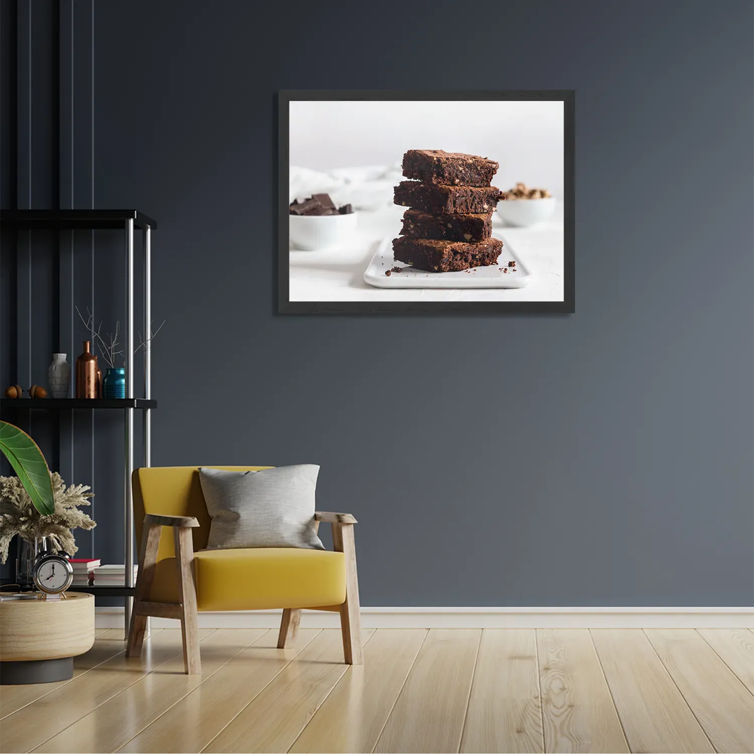 Poster Brownie Rechthoek Horizontaal Met Lijst Template PBF 50 70 Horizontaal Eten En Drinken 62 2