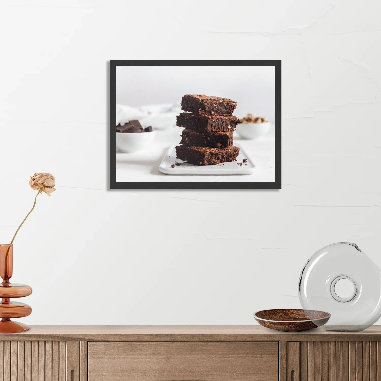 Poster Brownie Rechthoek Horizontaal Met Lijst Template PBF 50 70 Horizontaal Eten En Drinken 62 3