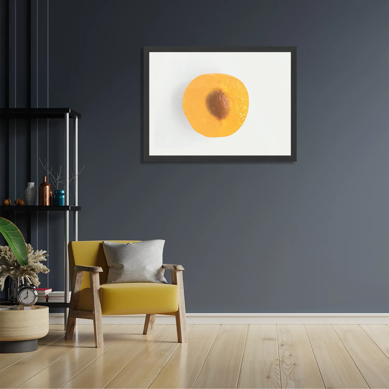 Poster Plum Pruim Oranje Rechthoek Horizontaal Met Lijst Template PBF 50 70 Horizontaal Eten En Drinken 9 2