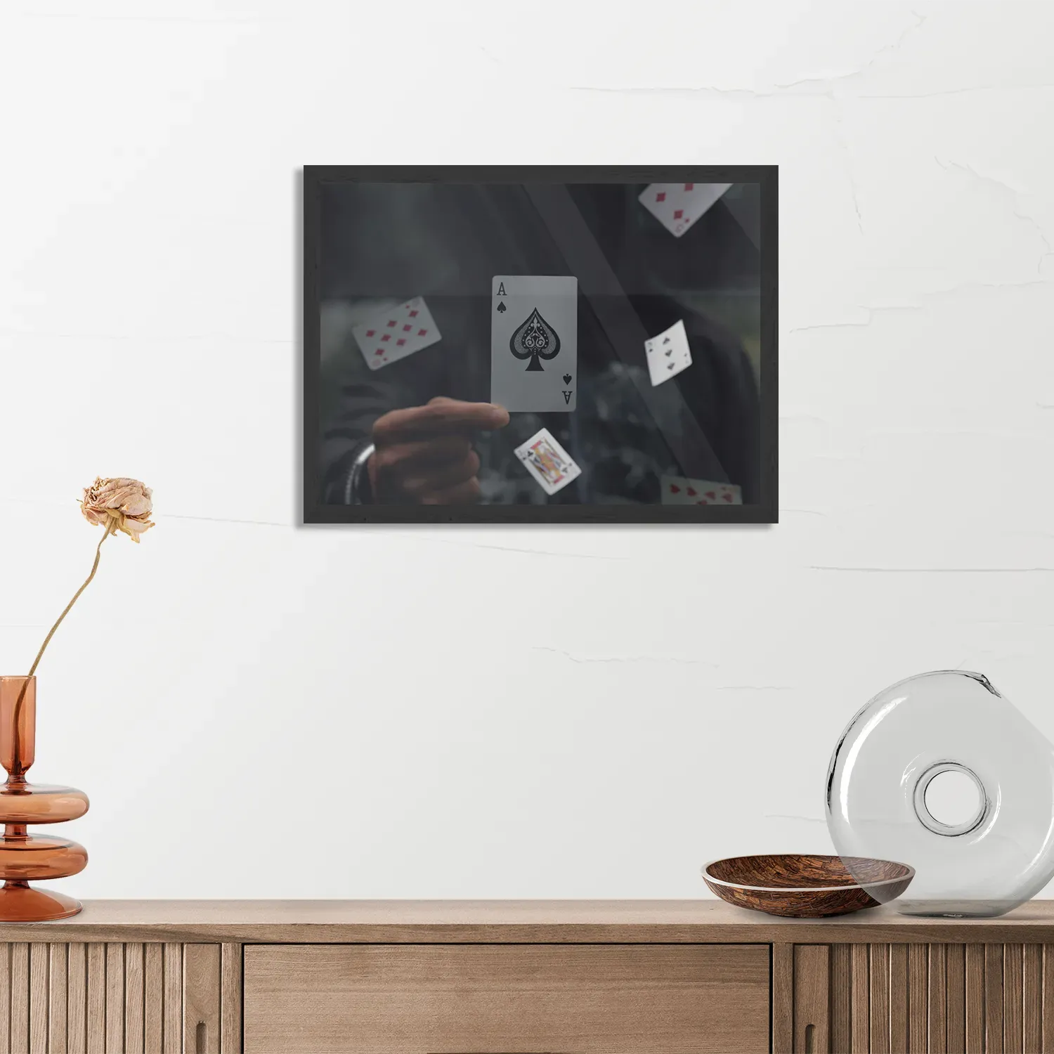 Poster Hands of Carts Rechthoek Horizontaal Met Lijst Template PBF 50 70 Horizontaal Gaming En Spel 8 3