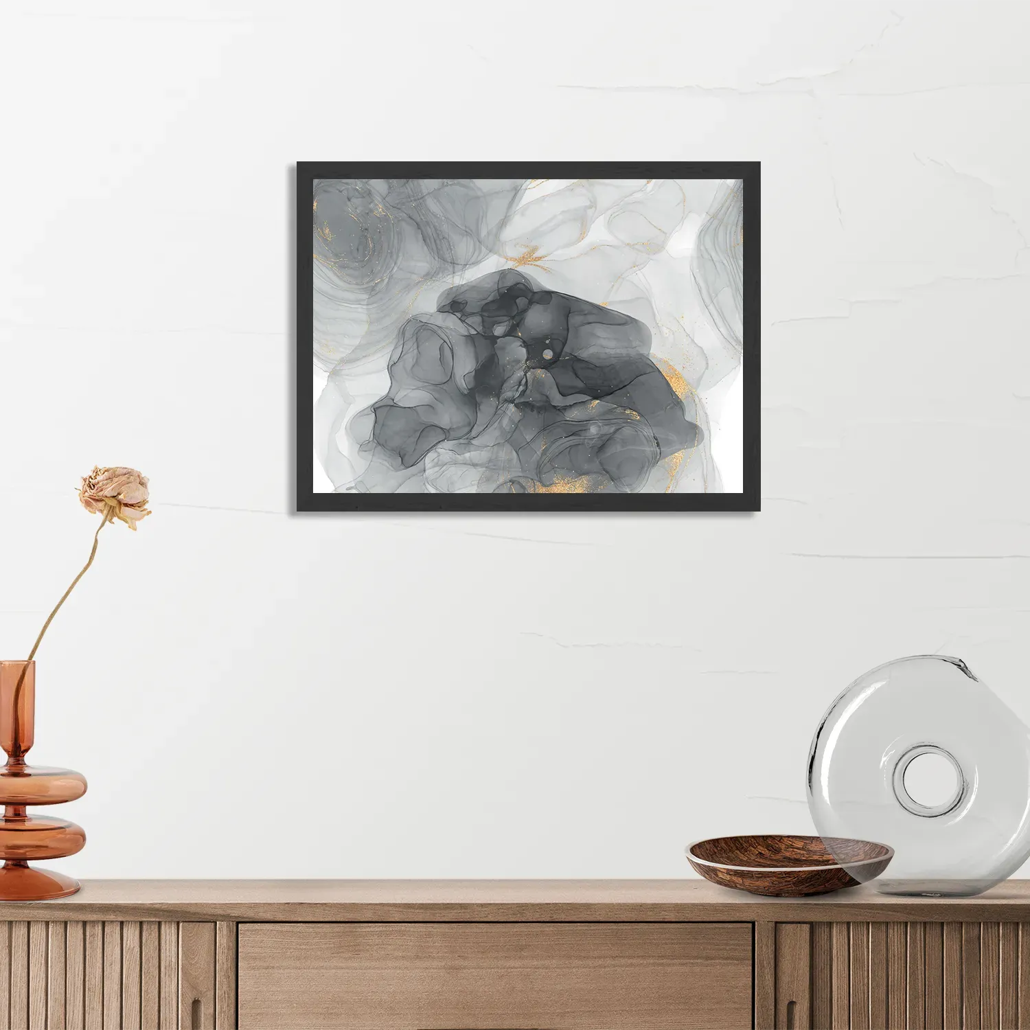 Template_PBF_50-70_Horizontaal_Marmer_10-3 Poster Abstract Marmer Look Grijs met Goud 02 Rechthoek Horizontaal Met Lijst Template PBF 50 70 Horizontaal Marmer 10 3