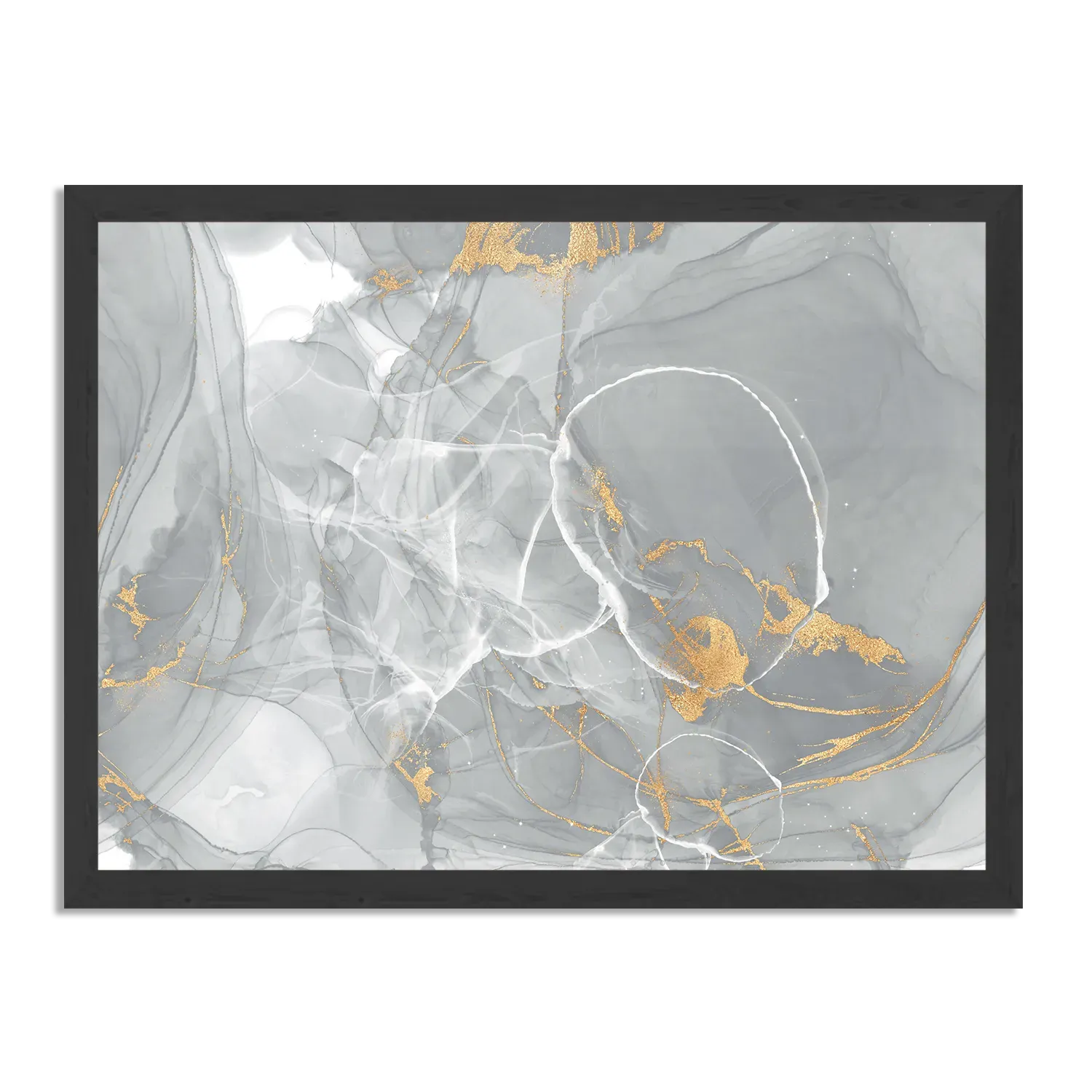 Template_PBF_50-70_Horizontaal_Marmer_17-1 Poster Abstract Marmer Look Grijs met Goud 06 Rechthoek Horizontaal Met Lijst Template PBF 50 70 Horizontaal Marmer 17 1