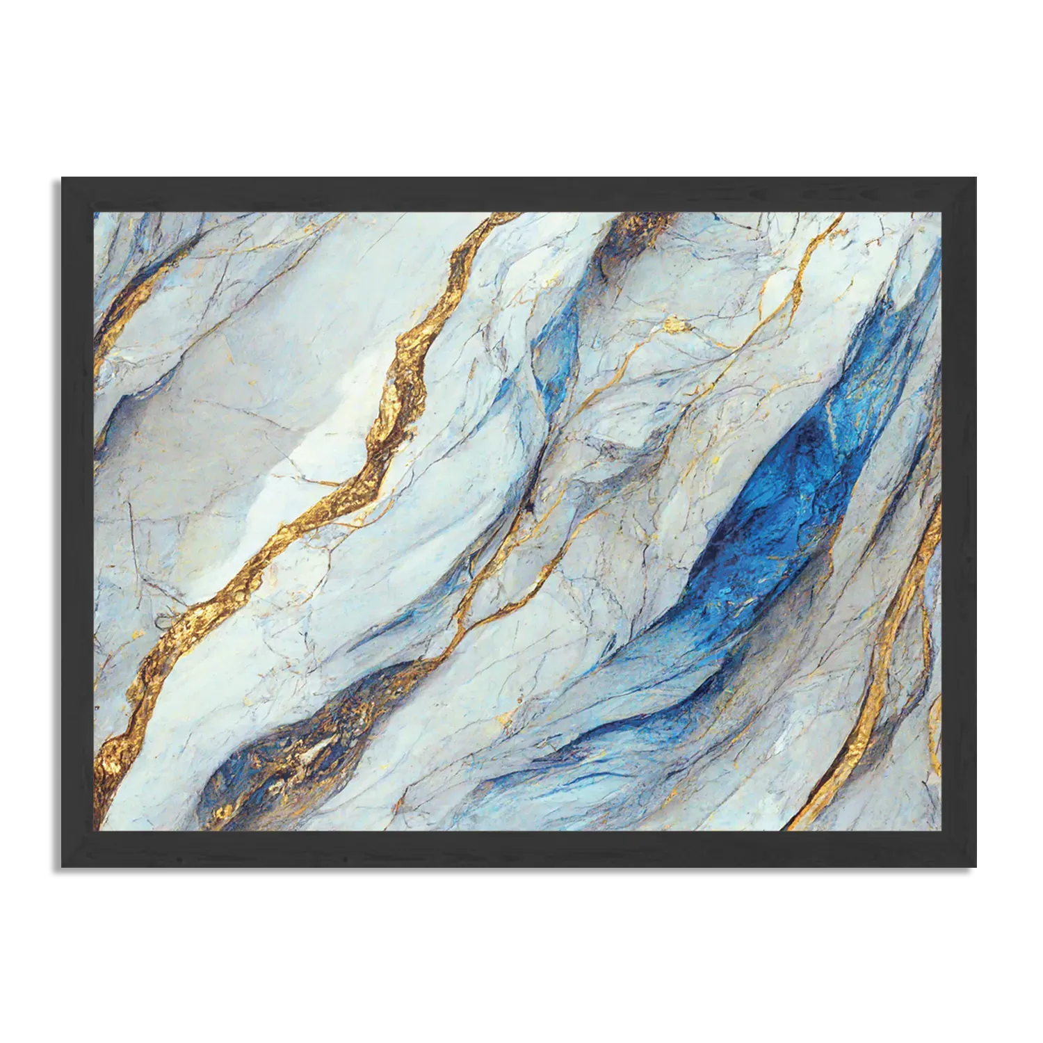 Poster Marmer Look Rustgevend Maar Kleurrijk 02 Rechthoek Horizontaal Met Lijst Template PBF 50 70 Horizontaal Marmer 35 1