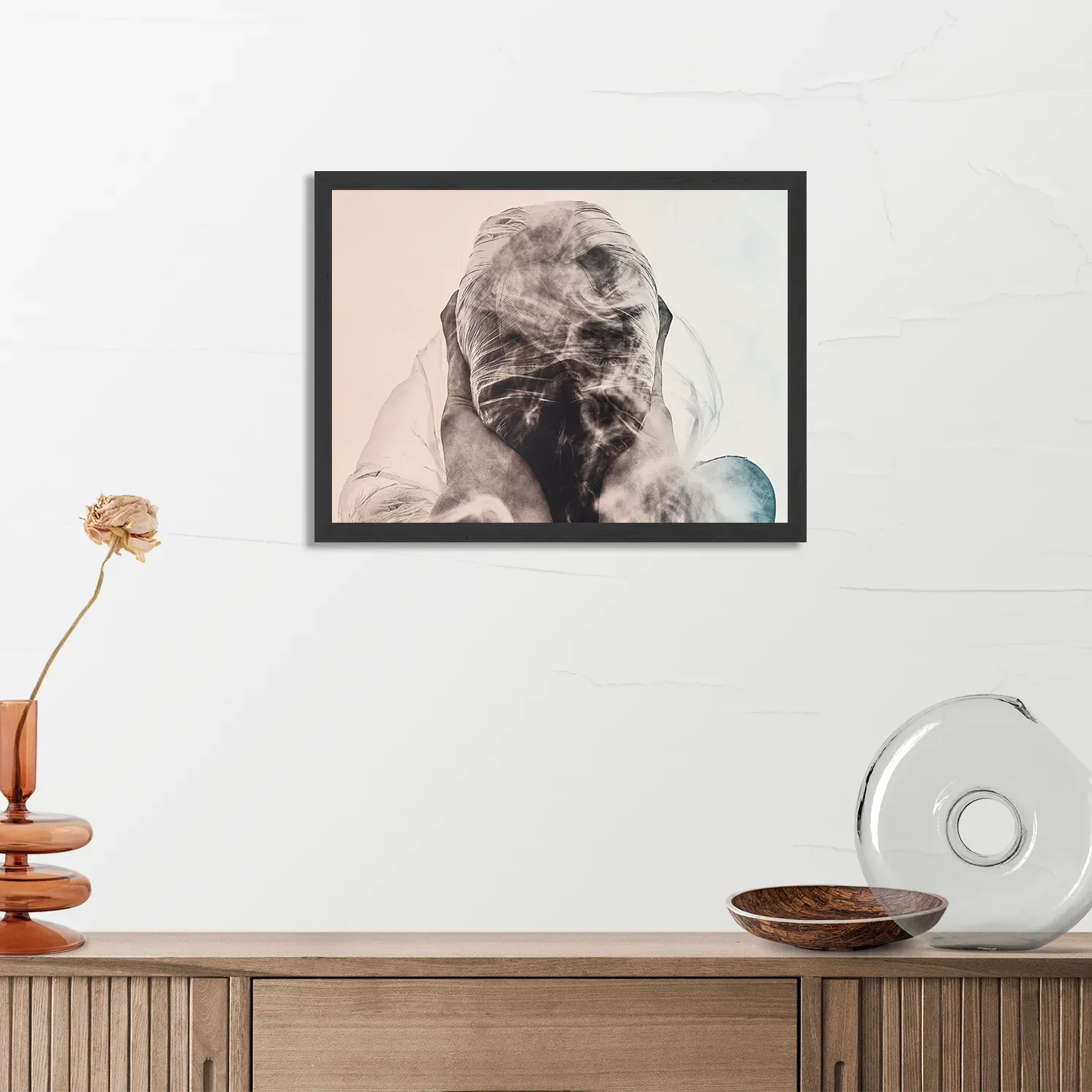 Poster Guess Who I am Rechthoek Horizontaal Met Lijst Template PBF 50 70 Horizontaal Mensen 17 3